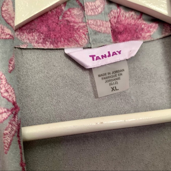 TanJay grey and floral light jacket - Picture 3 of 3